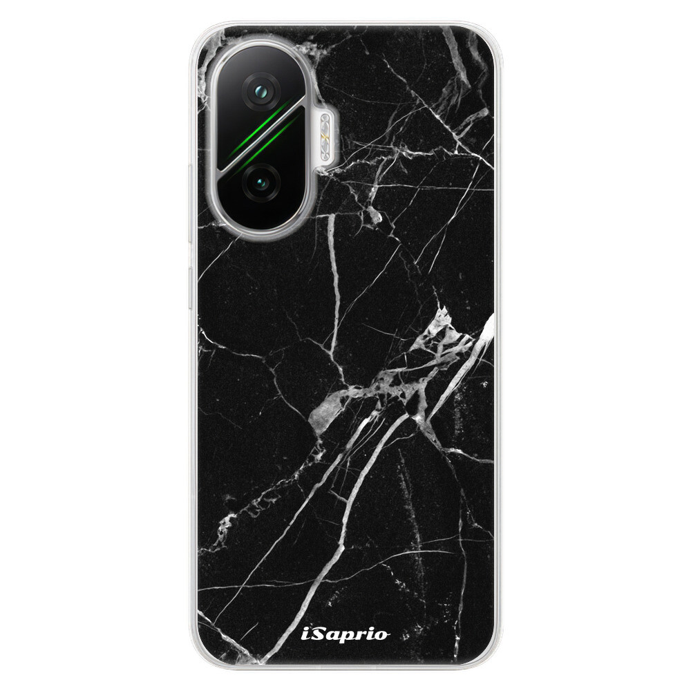 Odolné silikónové puzdro iSaprio - Black Marble 18 - Poco F7