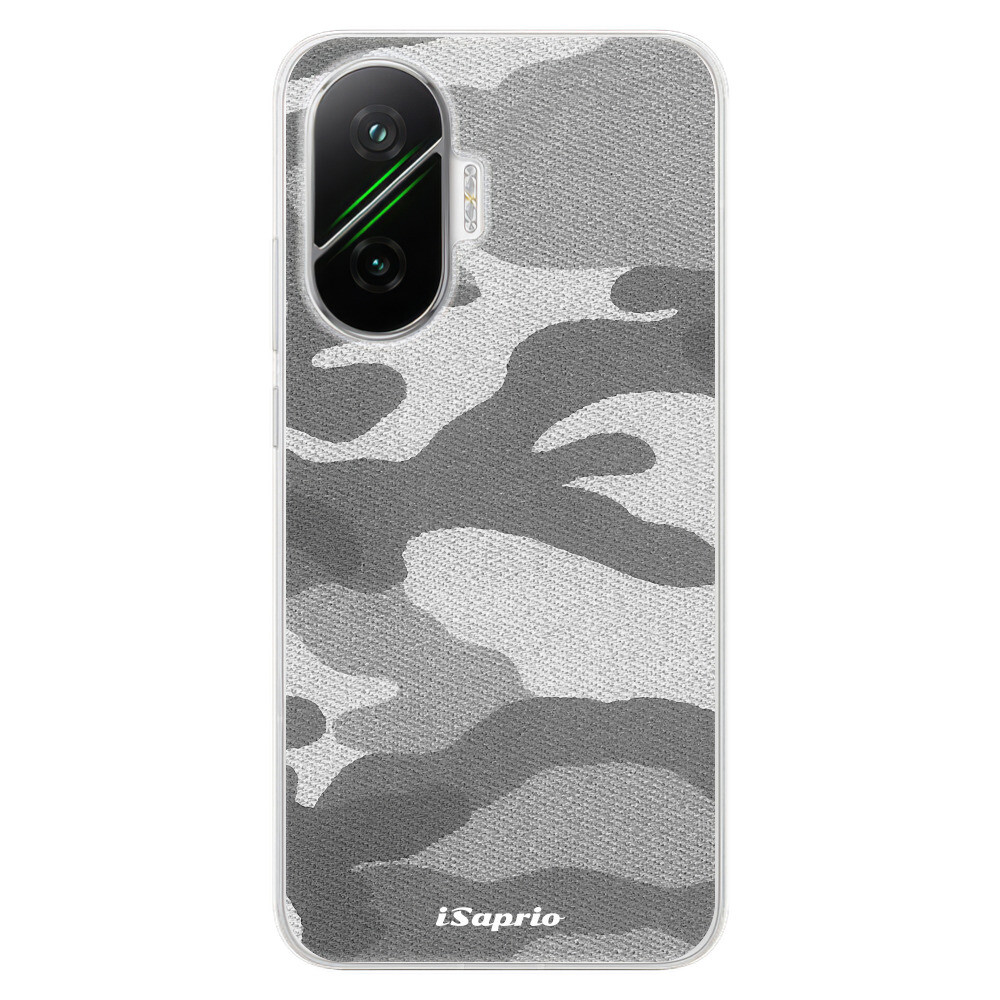 Odolné silikónové puzdro iSaprio - Gray Camuflage 02 - Poco F7