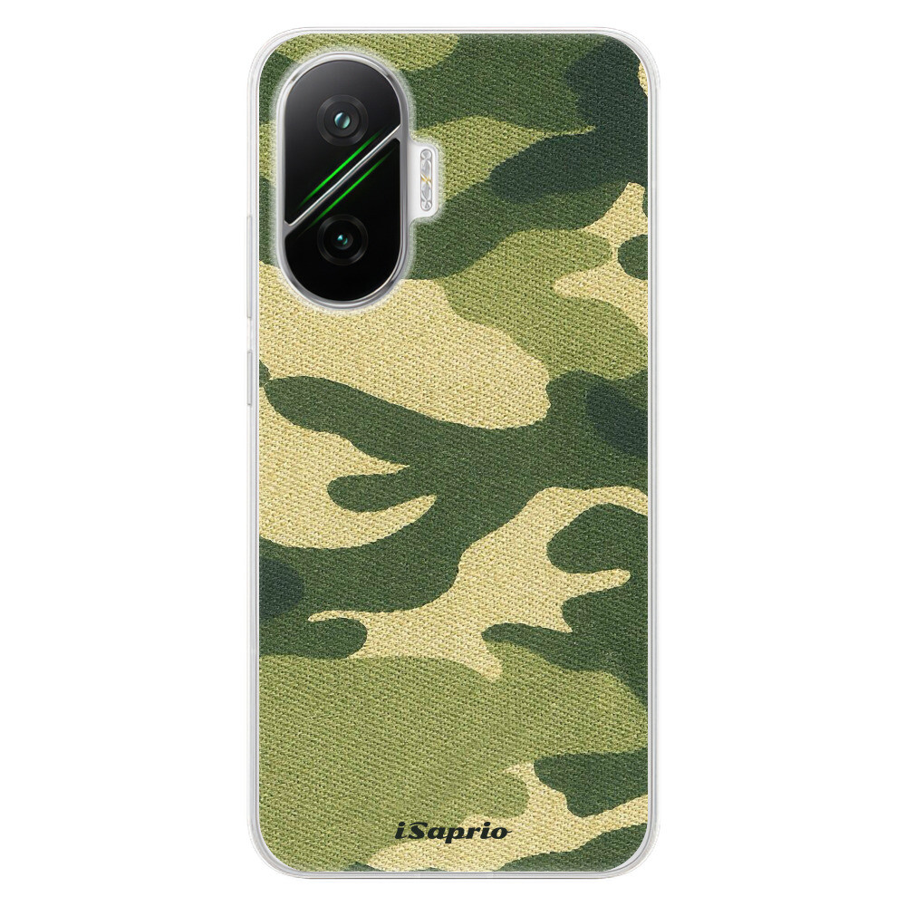 Odolné silikónové puzdro iSaprio - Green Camuflage 01 - Poco F7