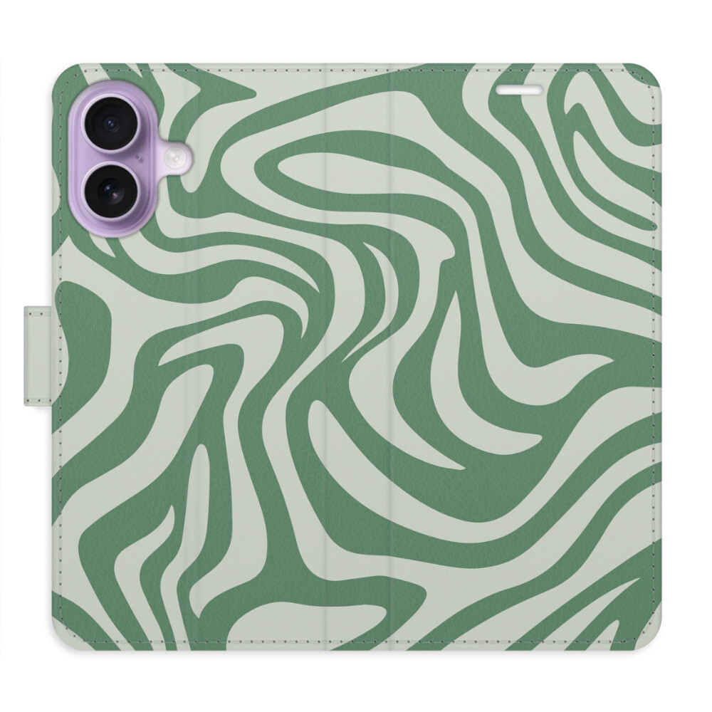 Flipové puzdro iSaprio - Zebra Green 02 - iPhone 17