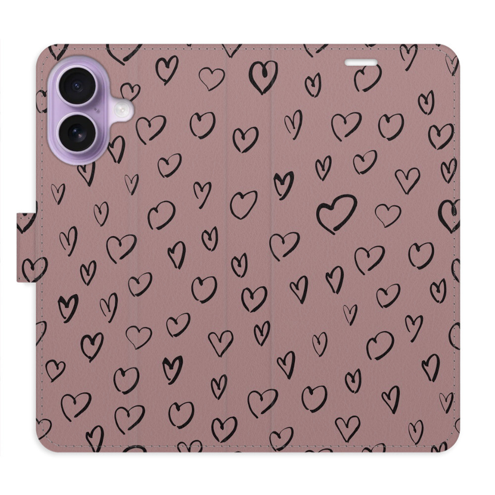 Flipové puzdro iSaprio - Heart Dark 02 - iPhone 17