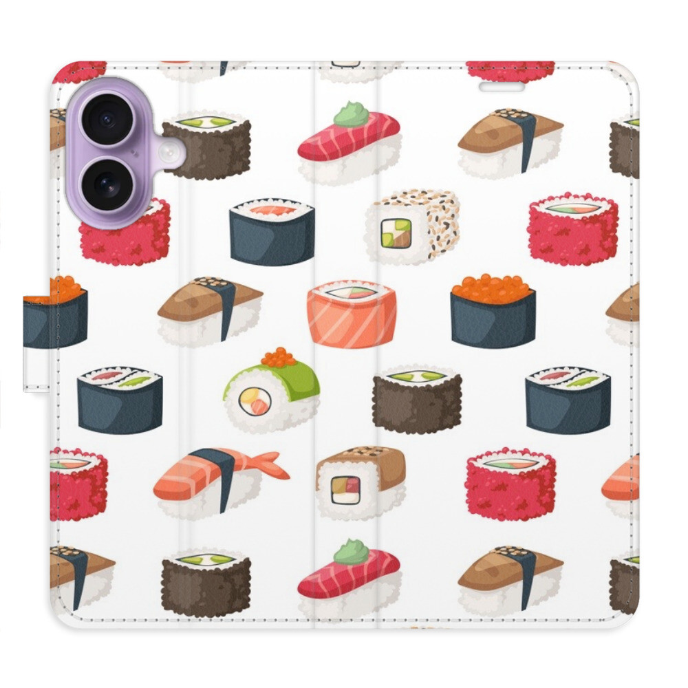 Flipové puzdro iSaprio - Sushi Pattern 02 - iPhone 17