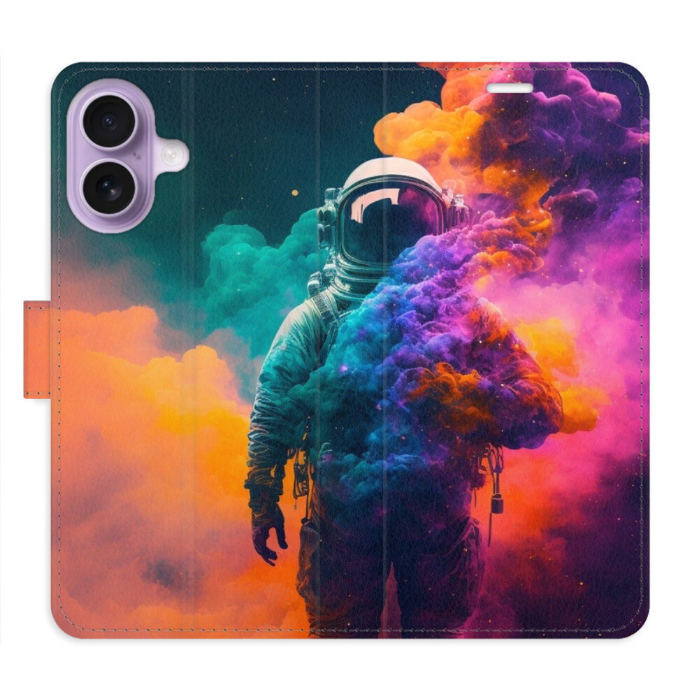 Flipové puzdro iSaprio - Astronaut in Colours 02 - iPhone 17