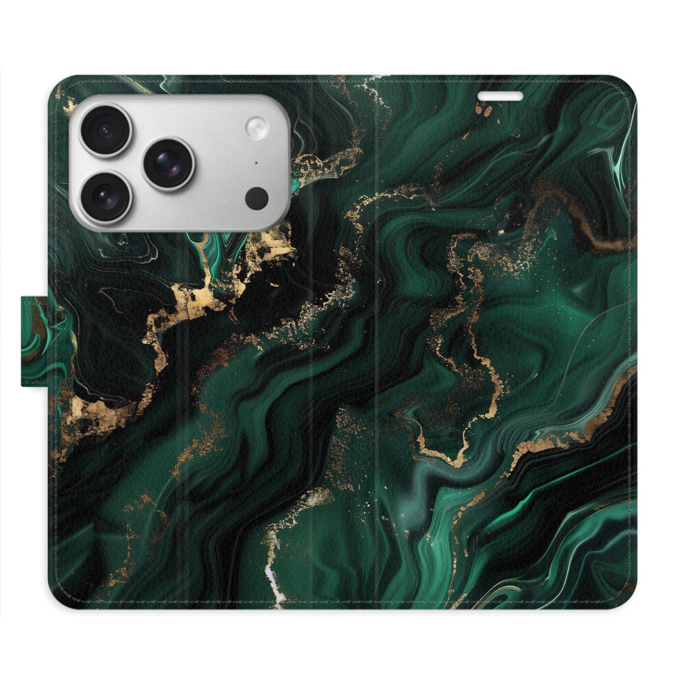 Flipové puzdro iSaprio - Emerald 02 - iPhone 17 Pro