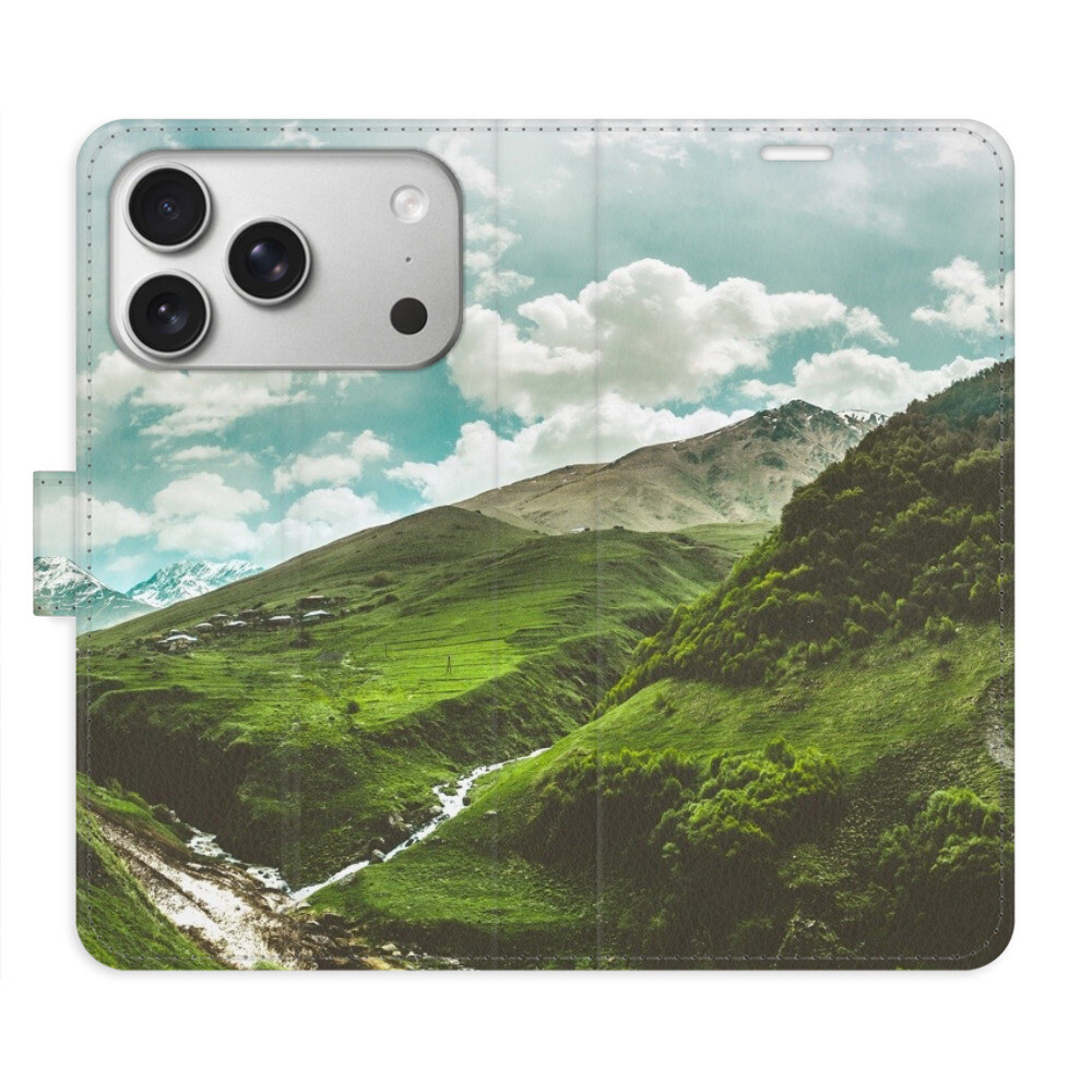Flipové puzdro iSaprio - Mountain Valley - iPhone 17 Pro
