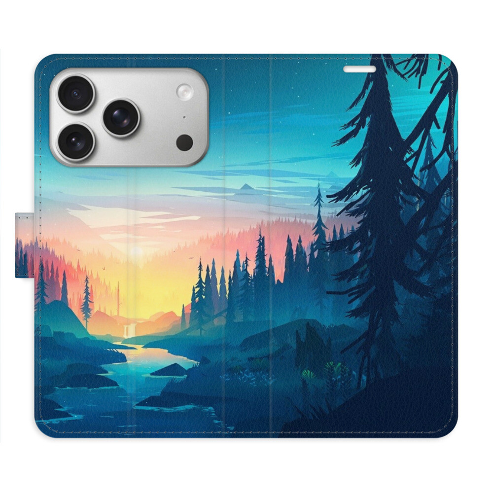 Flipové puzdro iSaprio - Magical Landscape - iPhone 17 Pro