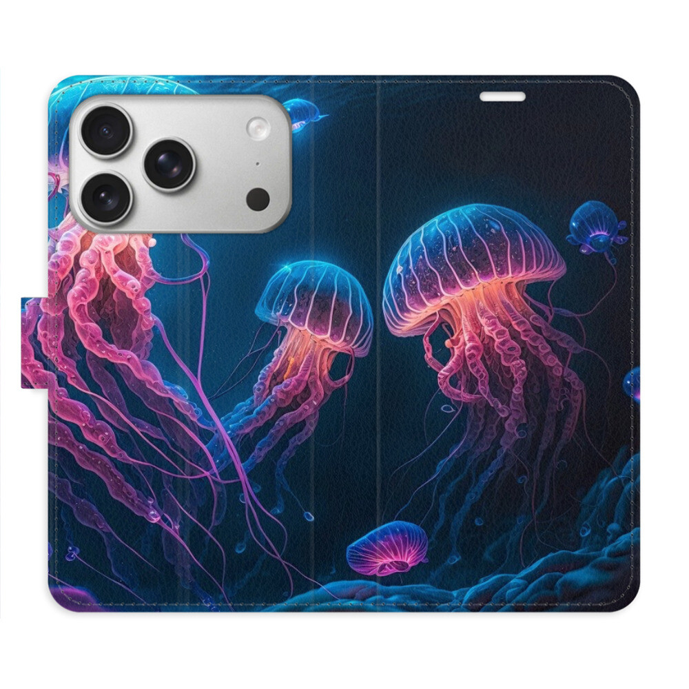 Flipové puzdro iSaprio - Jellyfish - iPhone 17 Pro