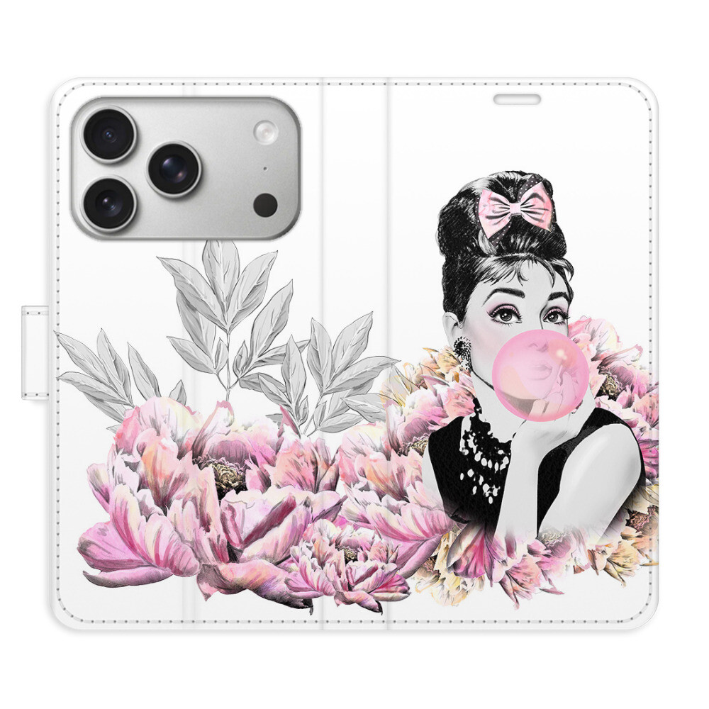 Flipové puzdro iSaprio - Girl with bubble - iPhone 17 Pro