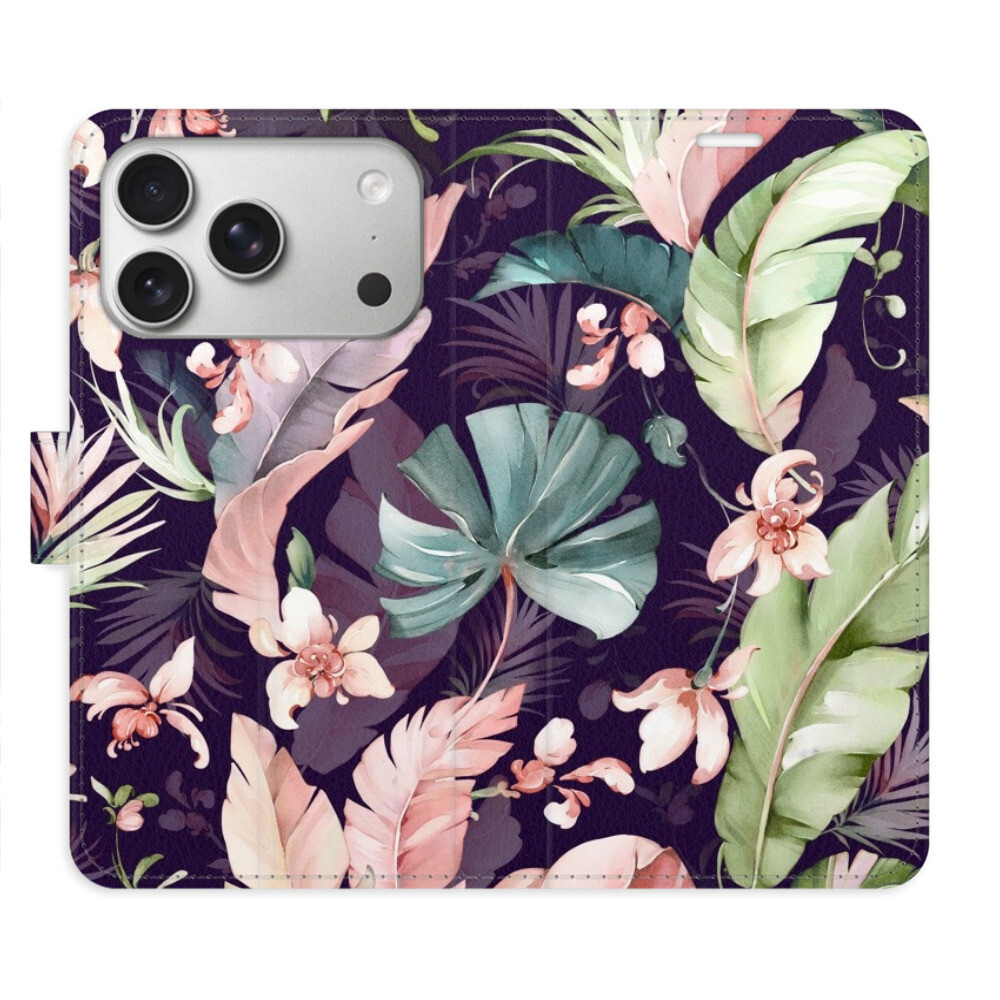 Flipové puzdro iSaprio - Flower Pattern 08 - iPhone 17 Pro