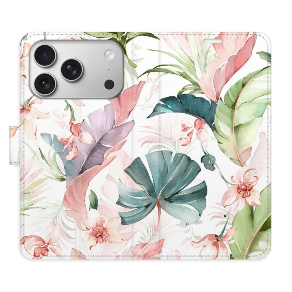 Flipové puzdro iSaprio - Flower Pattern 07 - iPhone 17 Pro