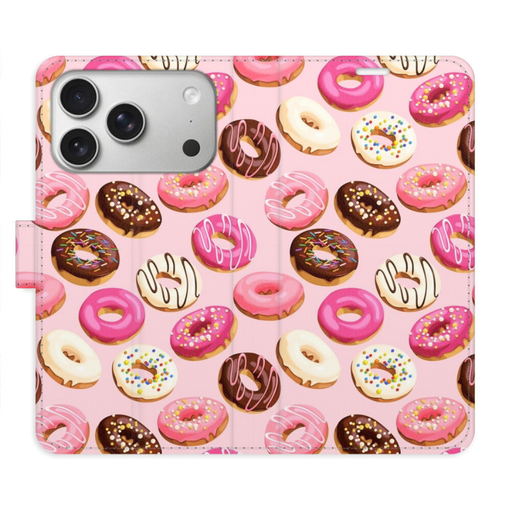 Flipové puzdro iSaprio - Donuts Pattern 03 - iPhone 17 Pro