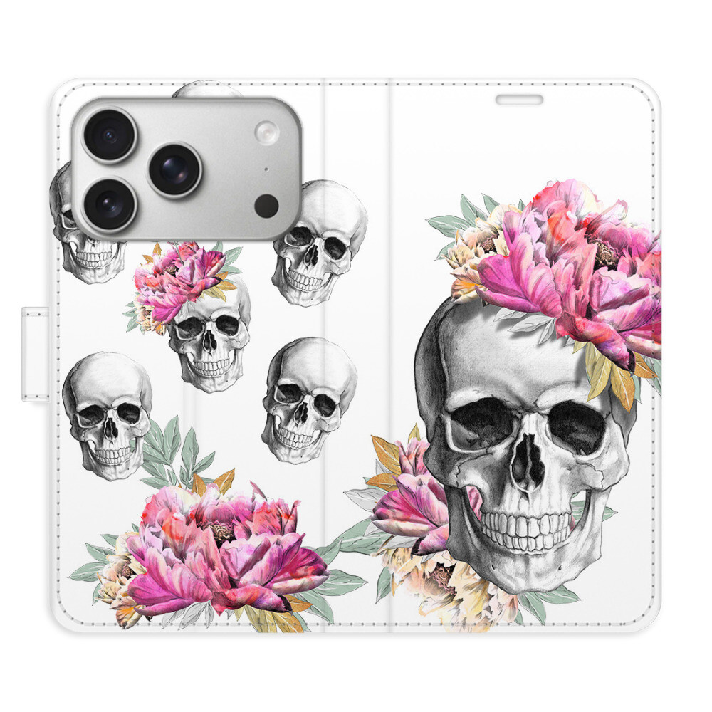 Flipové puzdro iSaprio - Crazy Skull - iPhone 17 Pro