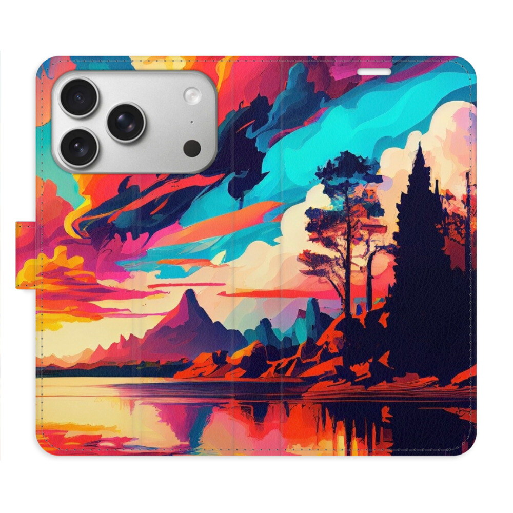 Flipové puzdro iSaprio - Colorful Mountains 02 - iPhone 17 Pro