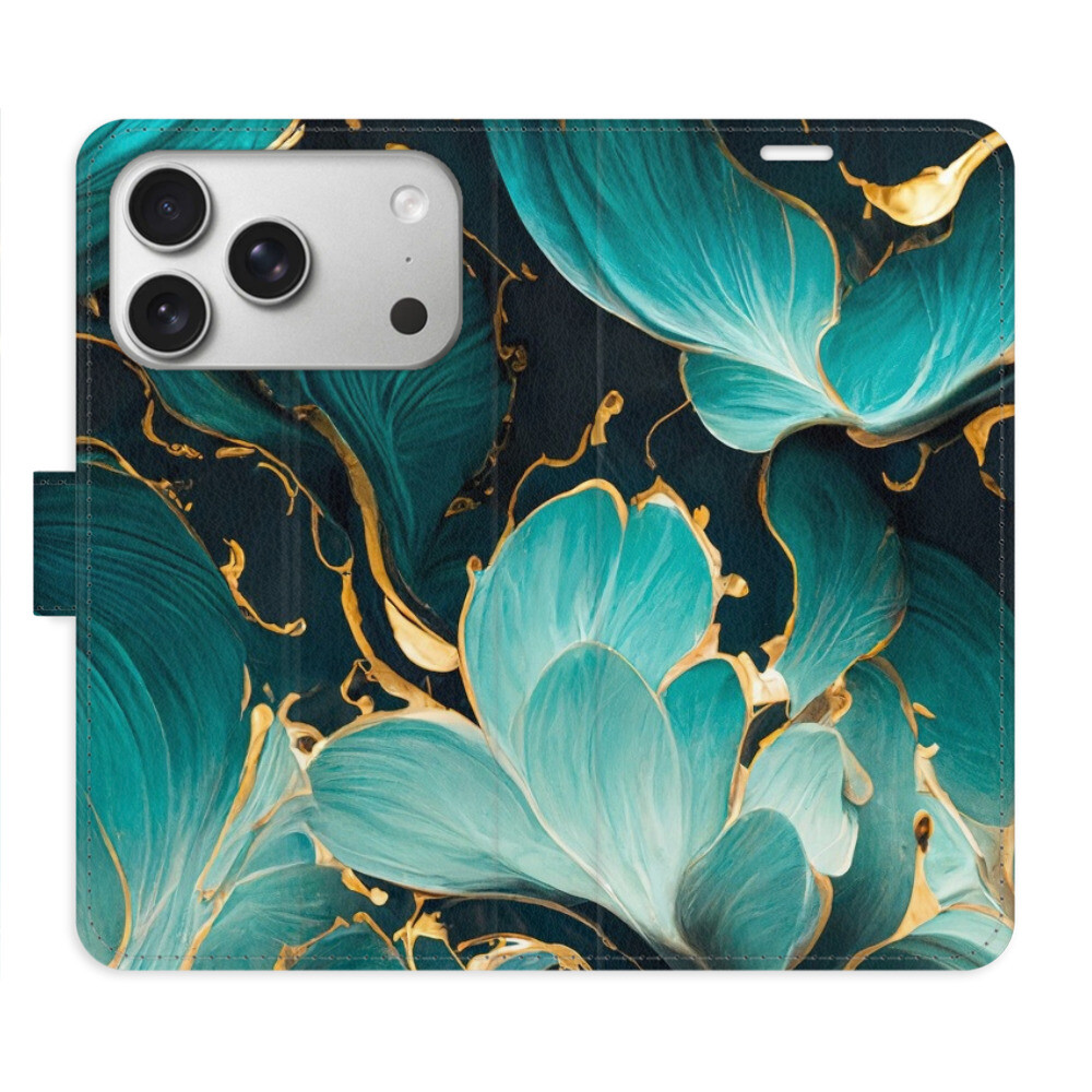 Flipové puzdro iSaprio - Blue Flowers 02 - iPhone 17 Pro