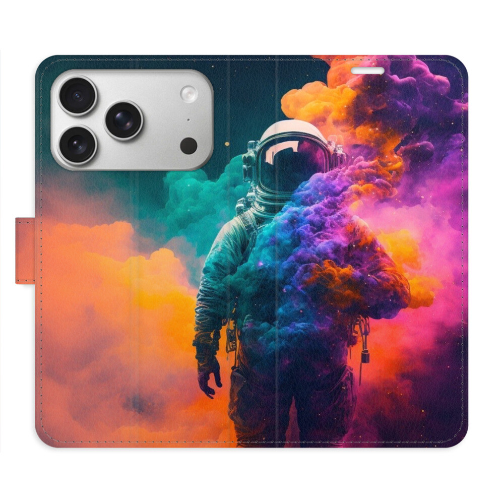 Flipové puzdro iSaprio - Astronaut in Colours 02 - iPhone 17 Pro