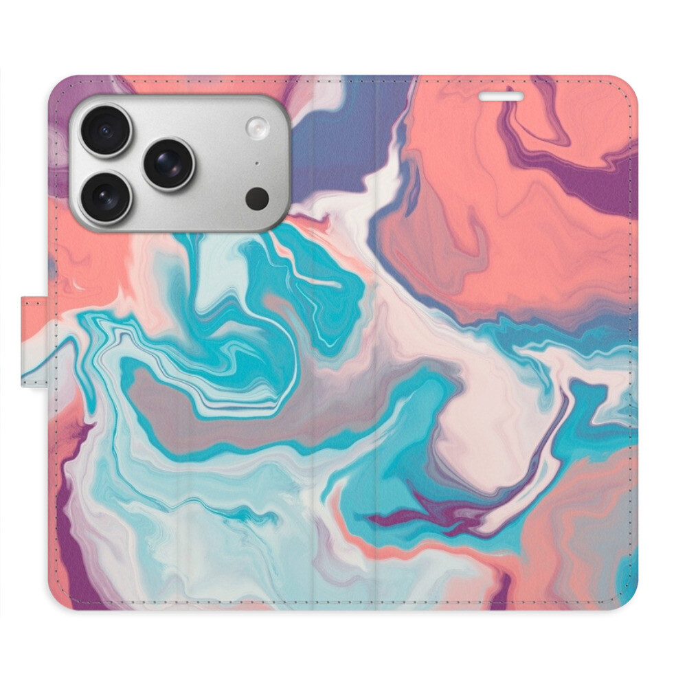 Flipové puzdro iSaprio - Abstract Paint 06 - iPhone 17 Pro