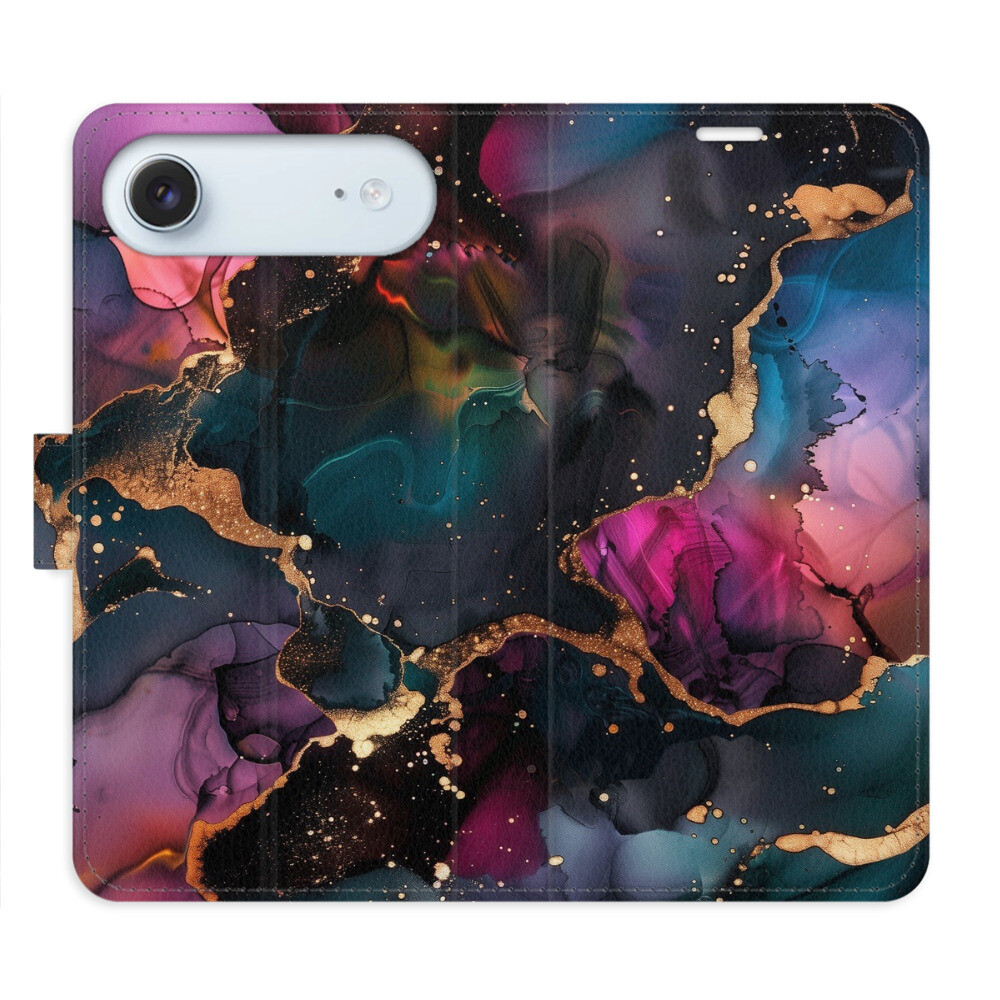 Flipové puzdro iSaprio - Dark Marble - iPhone 17 Air