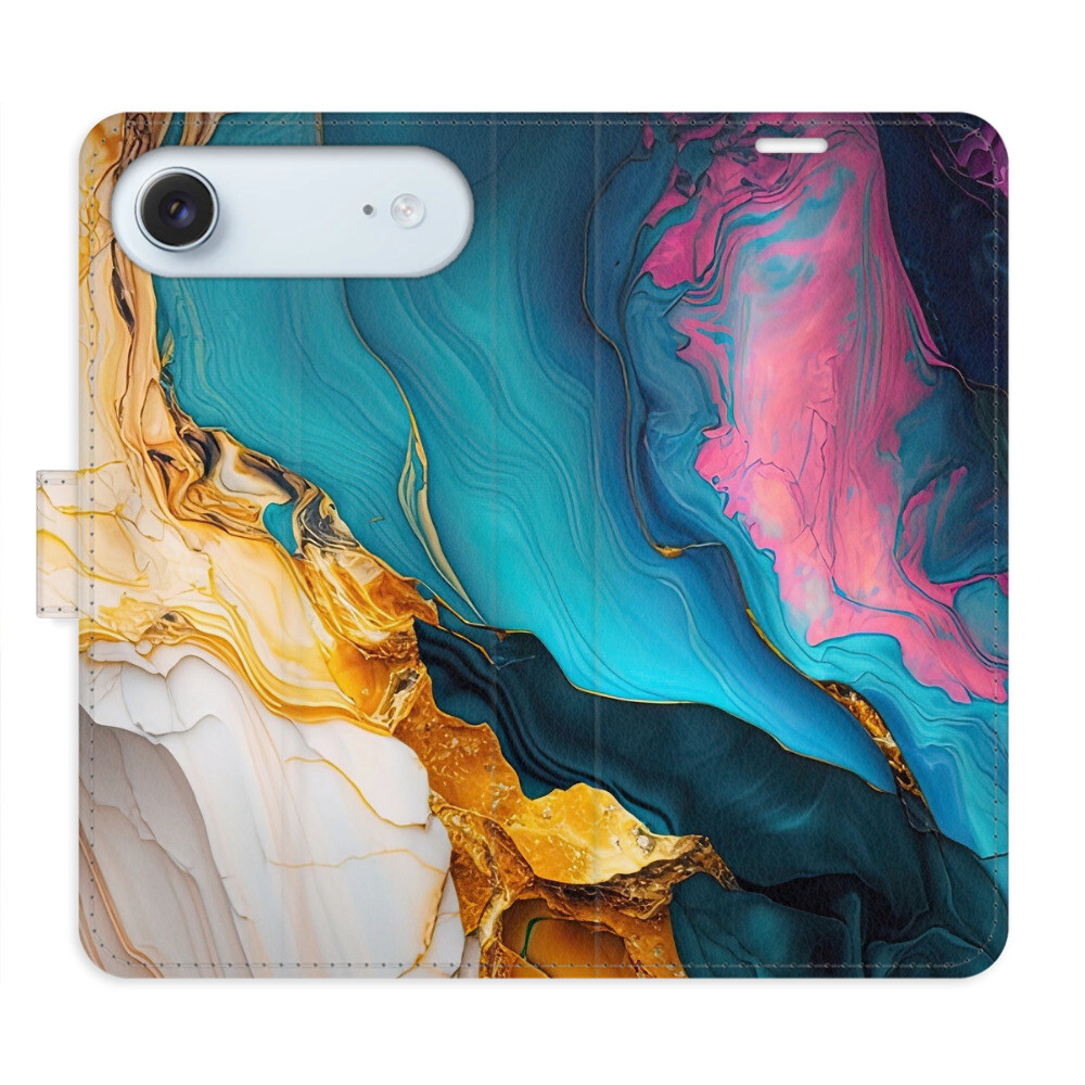 Flipové puzdro iSaprio - Colourful Marble - iPhone 17 Air