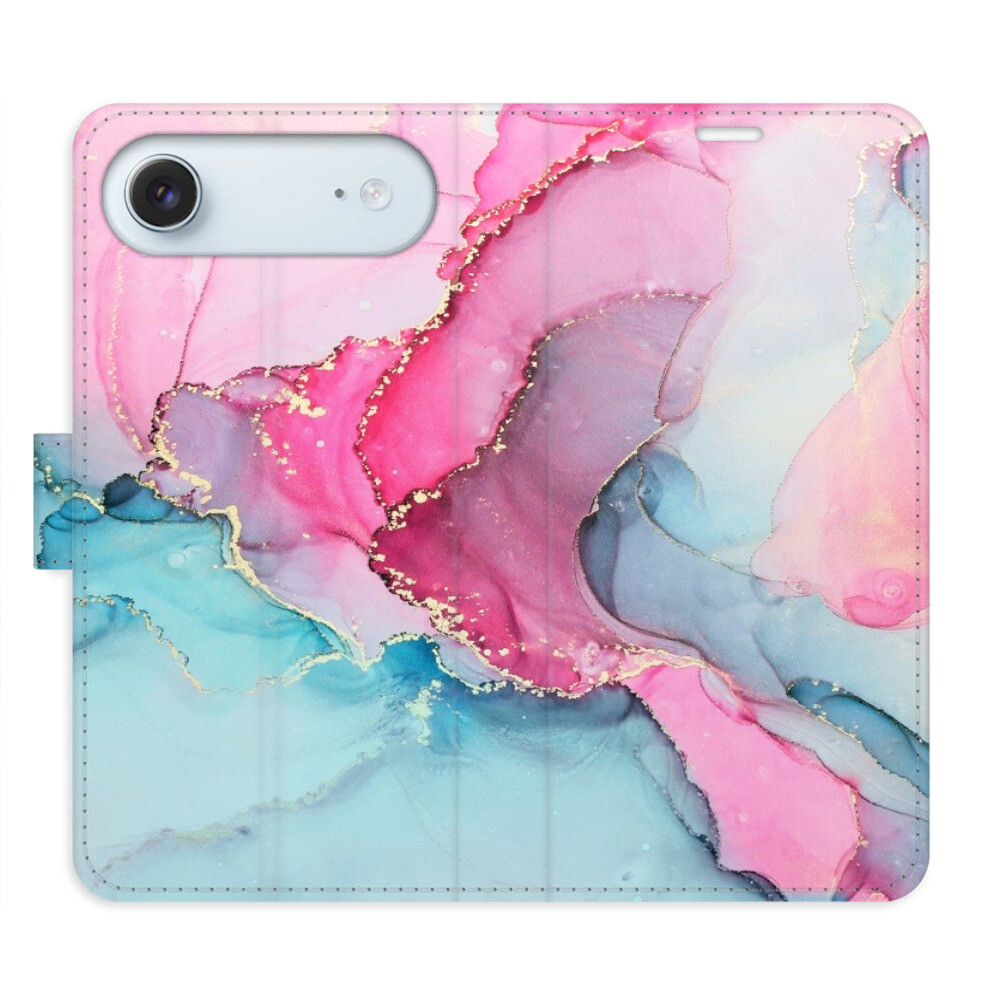Flipové puzdro iSaprio - PinkBlue Marble - iPhone 17 Air