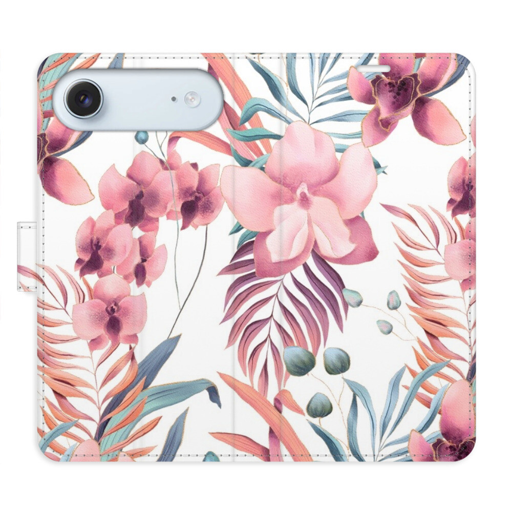 Flipové puzdro iSaprio - Pink Flowers 02 - iPhone 17 Air