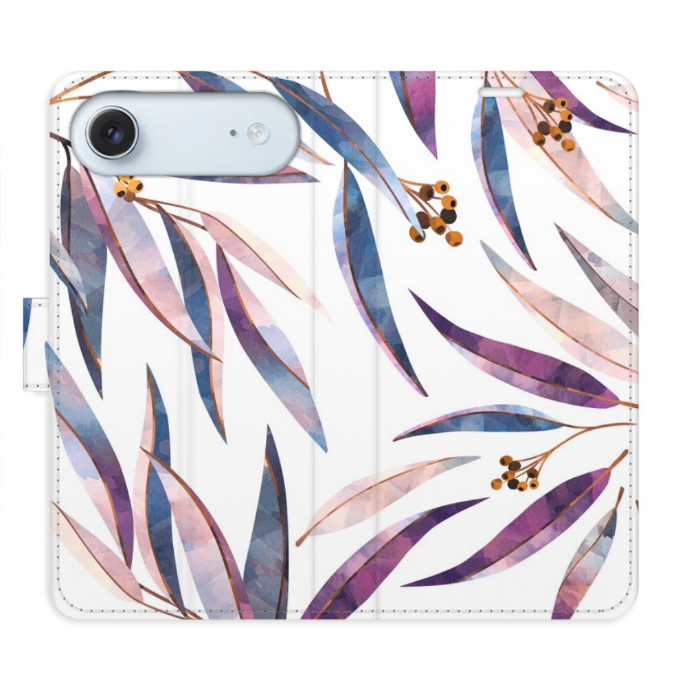 Flipové puzdro iSaprio - Ornamental Leaves - iPhone 17 Air