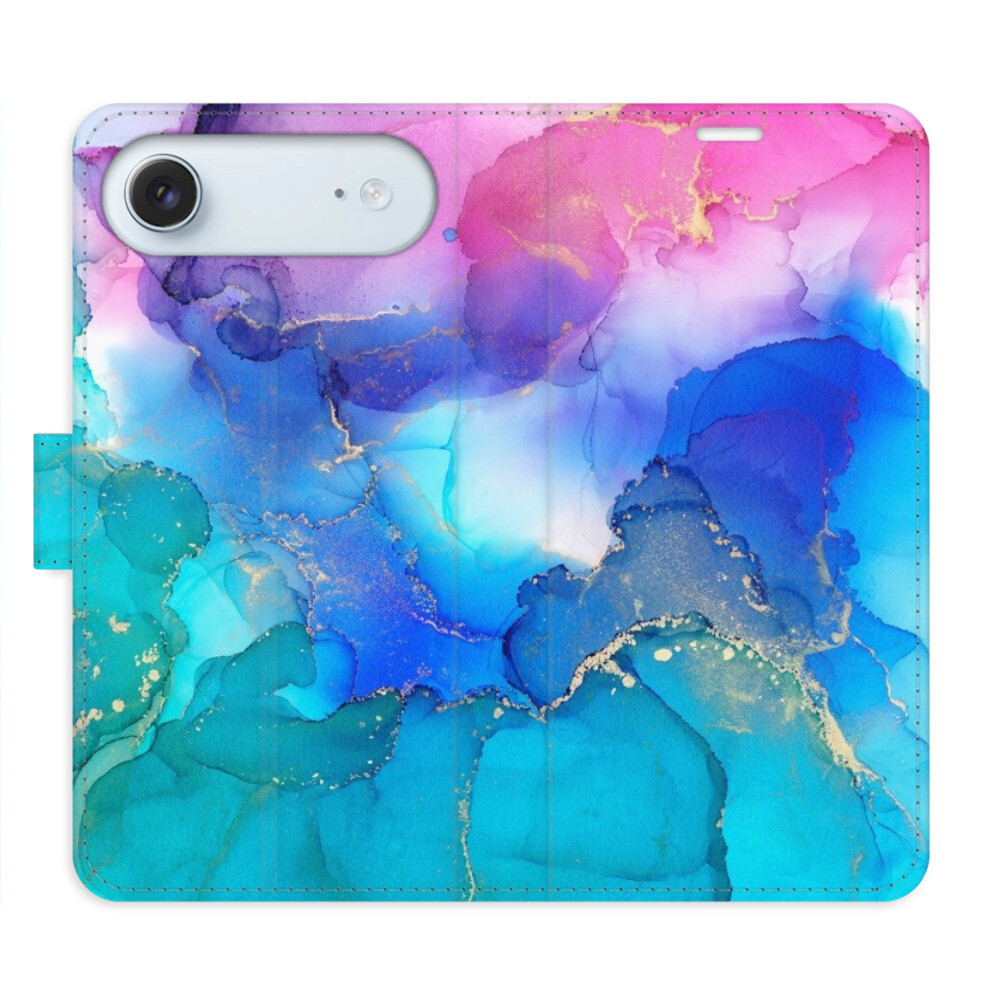 Flipové puzdro iSaprio - BluePink Paint - iPhone 17 Air