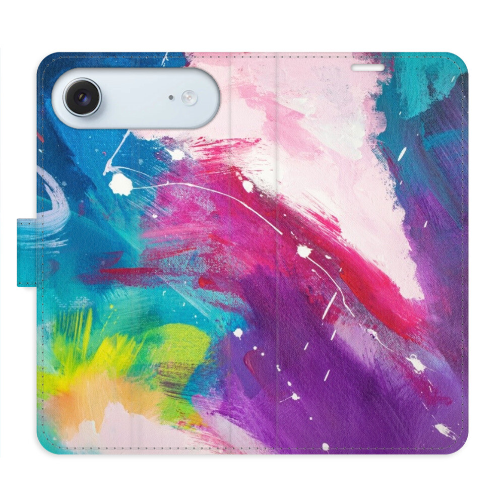 Flipové puzdro iSaprio - Abstract Paint 05 - iPhone 17 Air