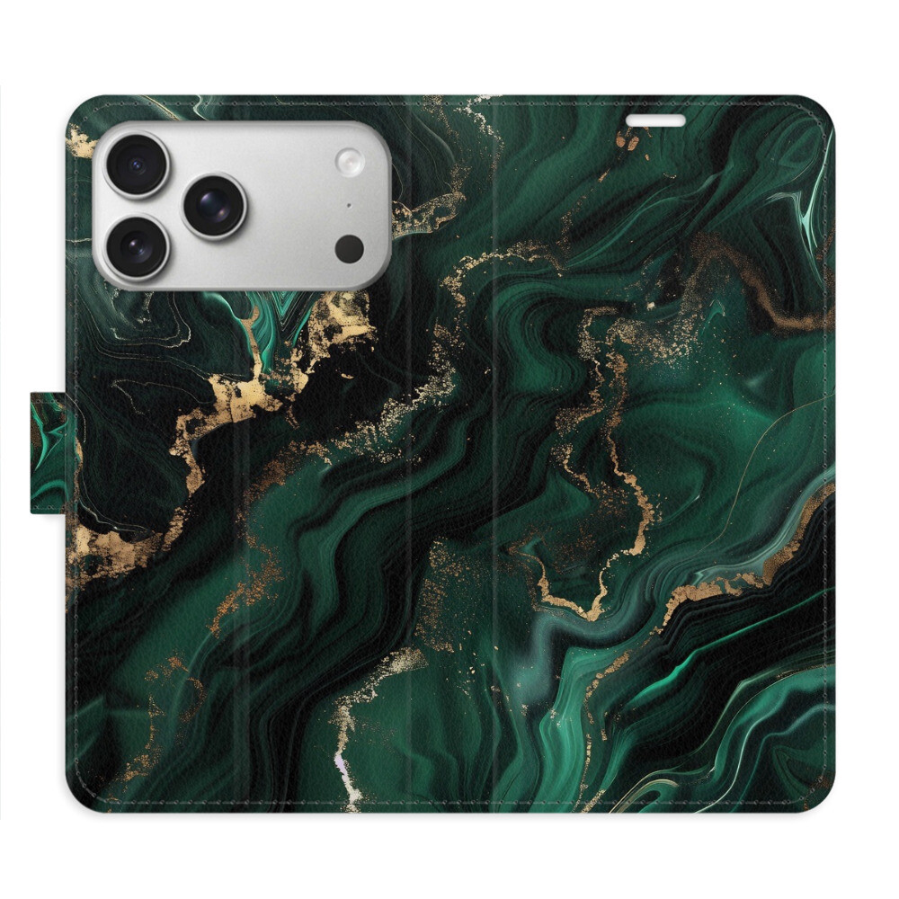Flipové puzdro iSaprio - Emerald 02 - iPhone 17 Pro Max