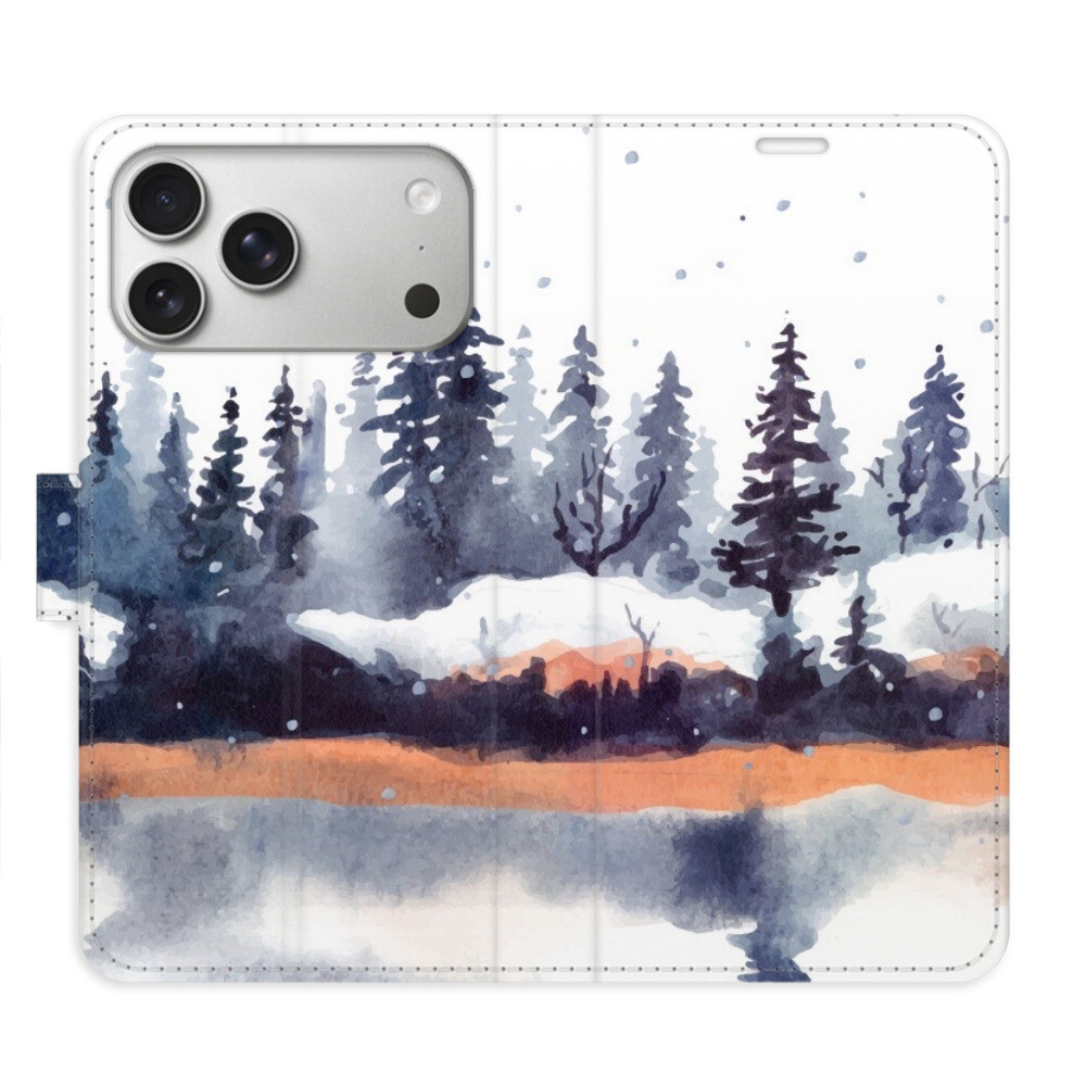 Flipové puzdro iSaprio - Winter 02 - iPhone 17 Pro Max