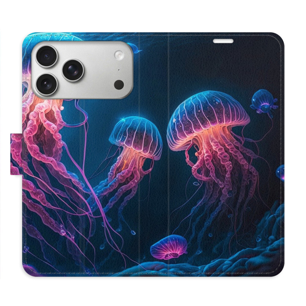 Flipové puzdro iSaprio - Jellyfish - iPhone 17 Pro Max