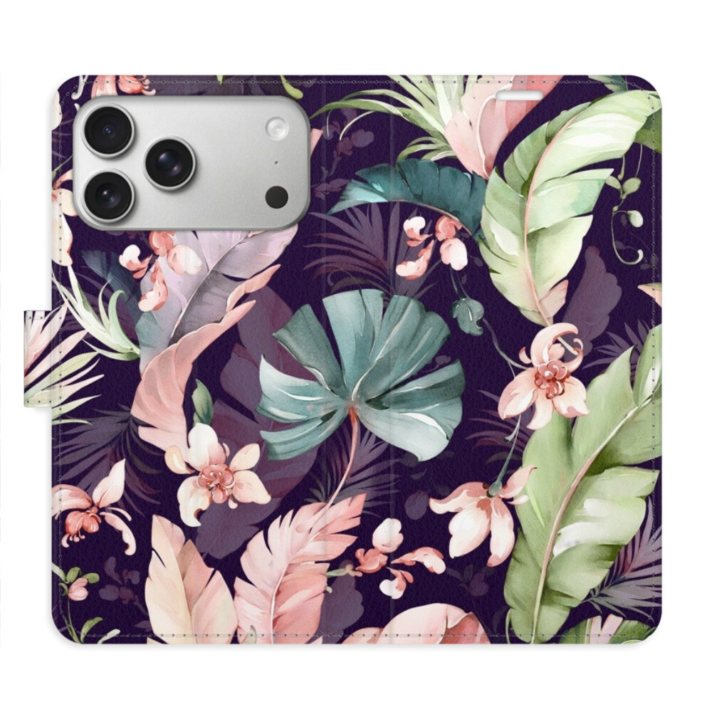 Flipové puzdro iSaprio - Flower Pattern 08 - iPhone 17 Pro Max