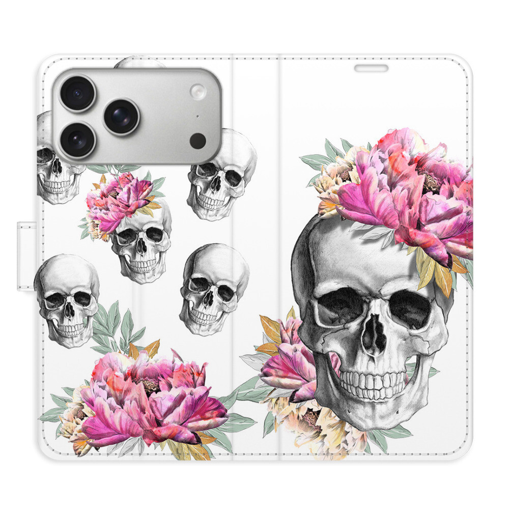 Flipové puzdro iSaprio - Crazy Skull - iPhone 17 Pro Max