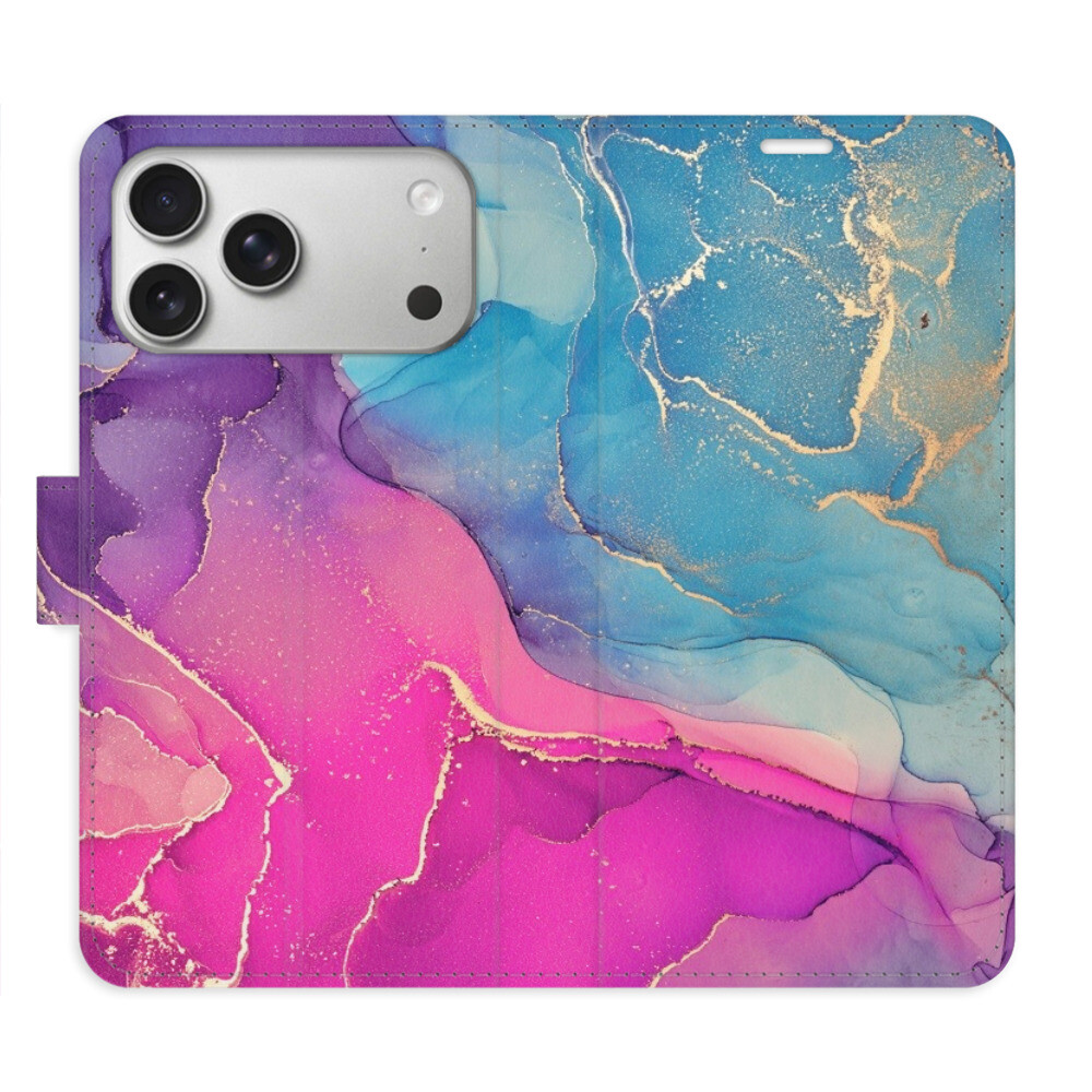 Flipové puzdro iSaprio - Colour Marble 02 - iPhone 17 Pro Max