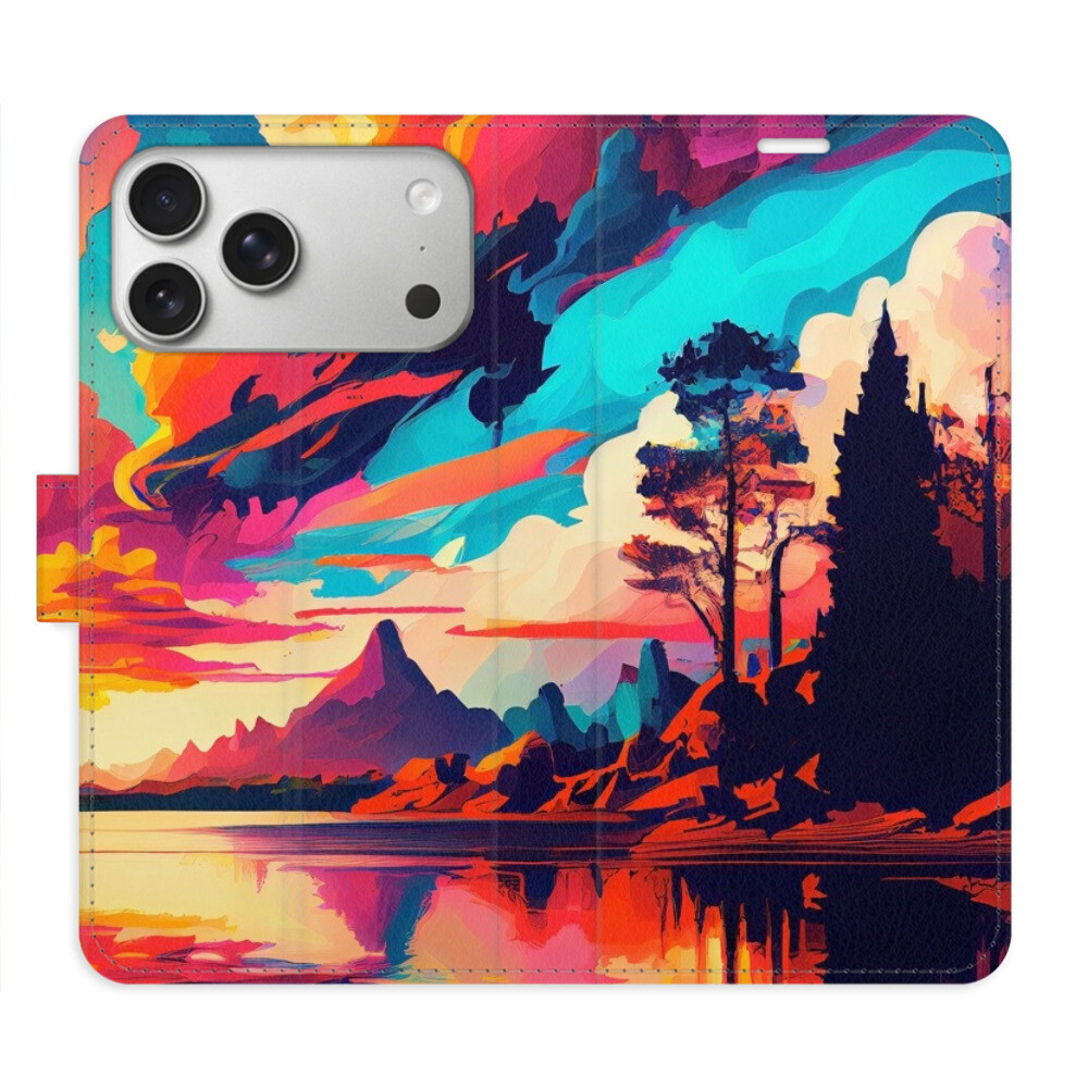 Flipové puzdro iSaprio - Colorful Mountains 02 - iPhone 17 Pro Max