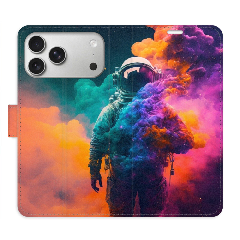Flipové puzdro iSaprio - Astronaut in Colours 02 - iPhone 17 Pro Max