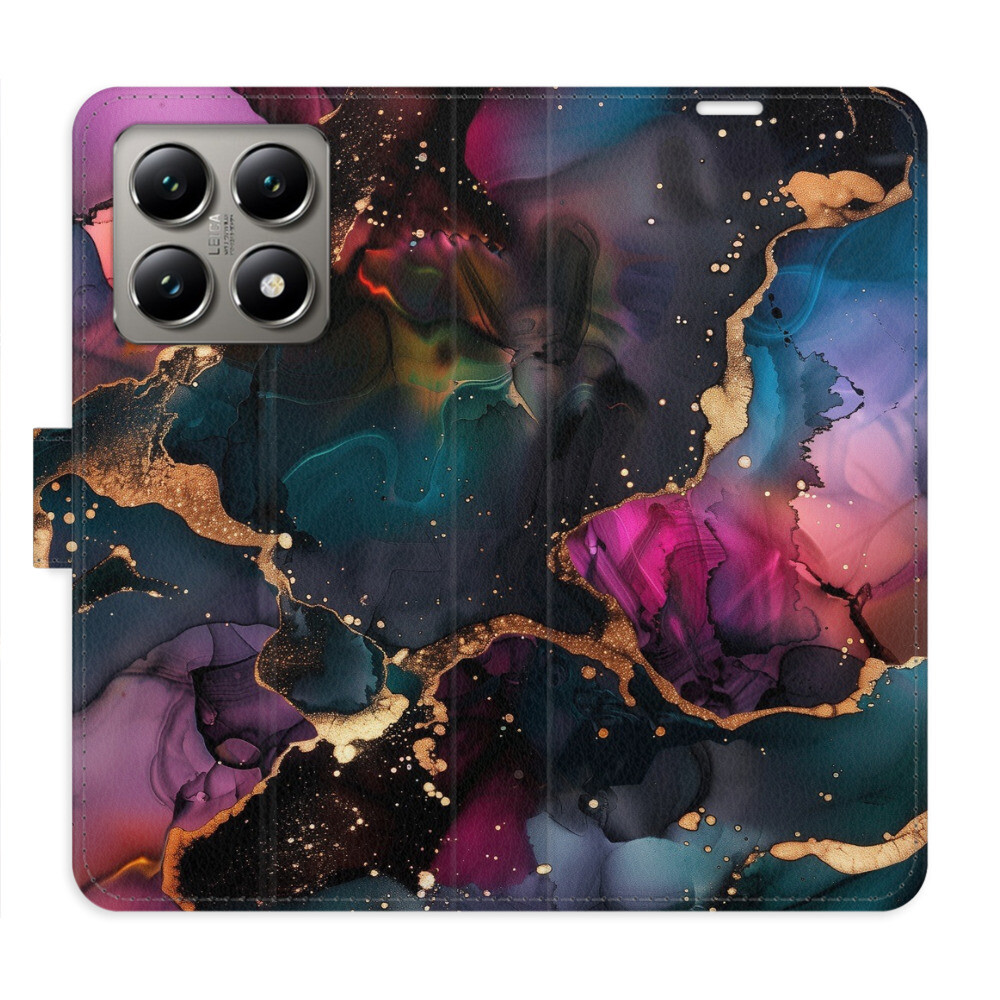 Flipové puzdro iSaprio - Dark Marble - Xiaomi 14T