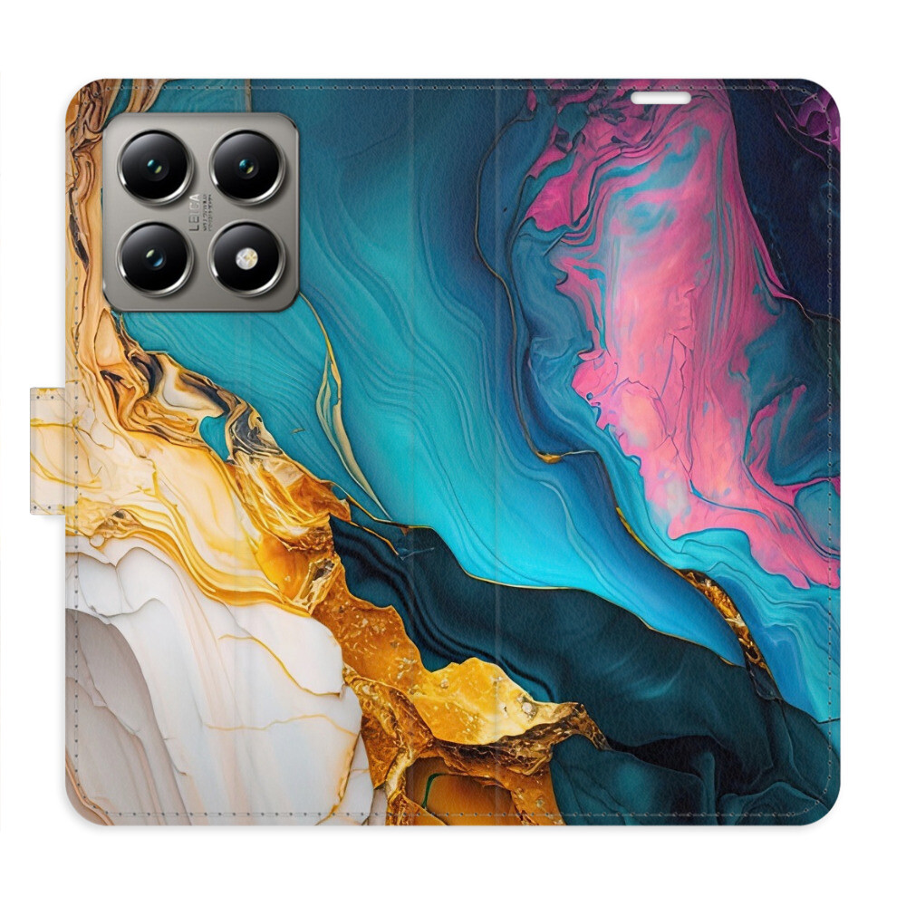 Flipové puzdro iSaprio - Colourful Marble - Xiaomi 14T