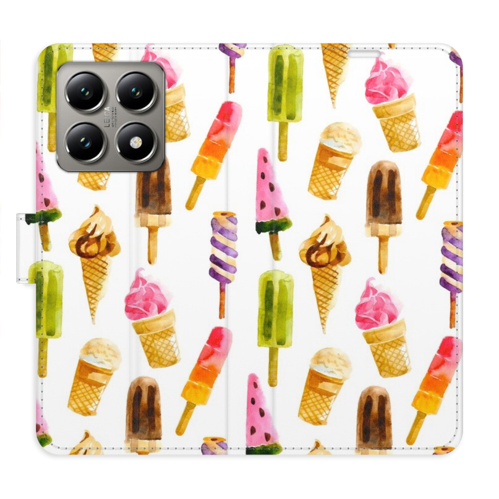 Flipové puzdro iSaprio - Ice Cream Pattern - Xiaomi 14T