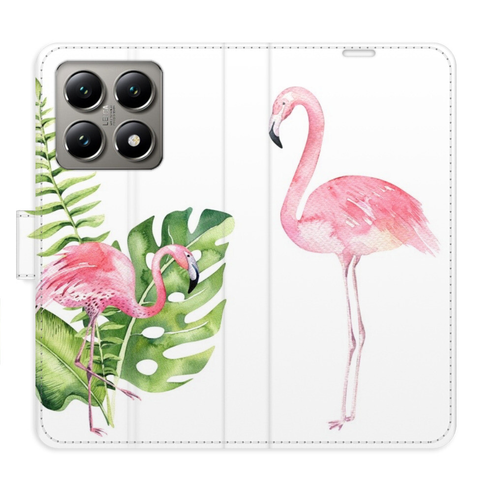 Flipové puzdro iSaprio - Flamingos - Xiaomi 14T