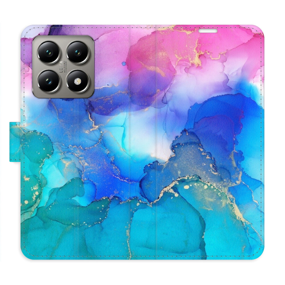 Flipové puzdro iSaprio - BluePink Paint - Xiaomi 14T