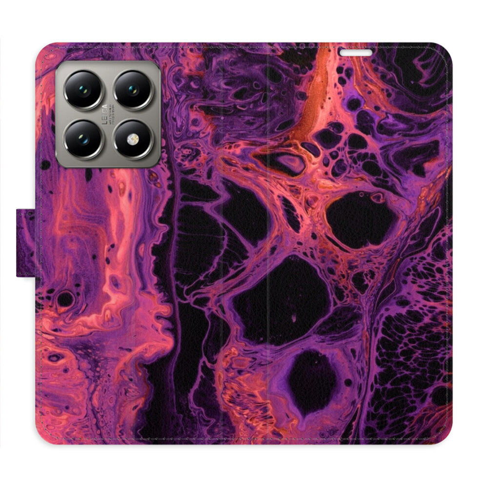 Flipové puzdro iSaprio - Abstract Dark 02 - Xiaomi 14T