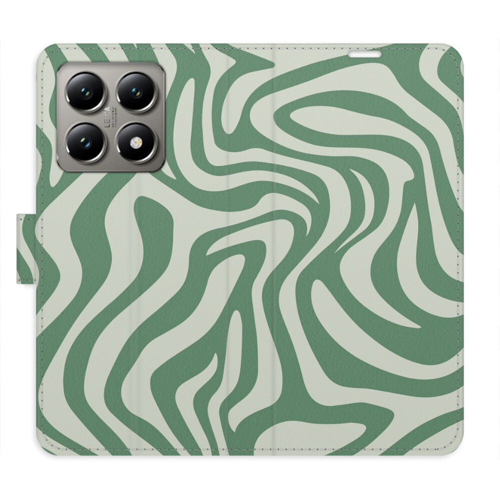 Flipové puzdro iSaprio - Zebra Green 02 - Xiaomi 14T Pro