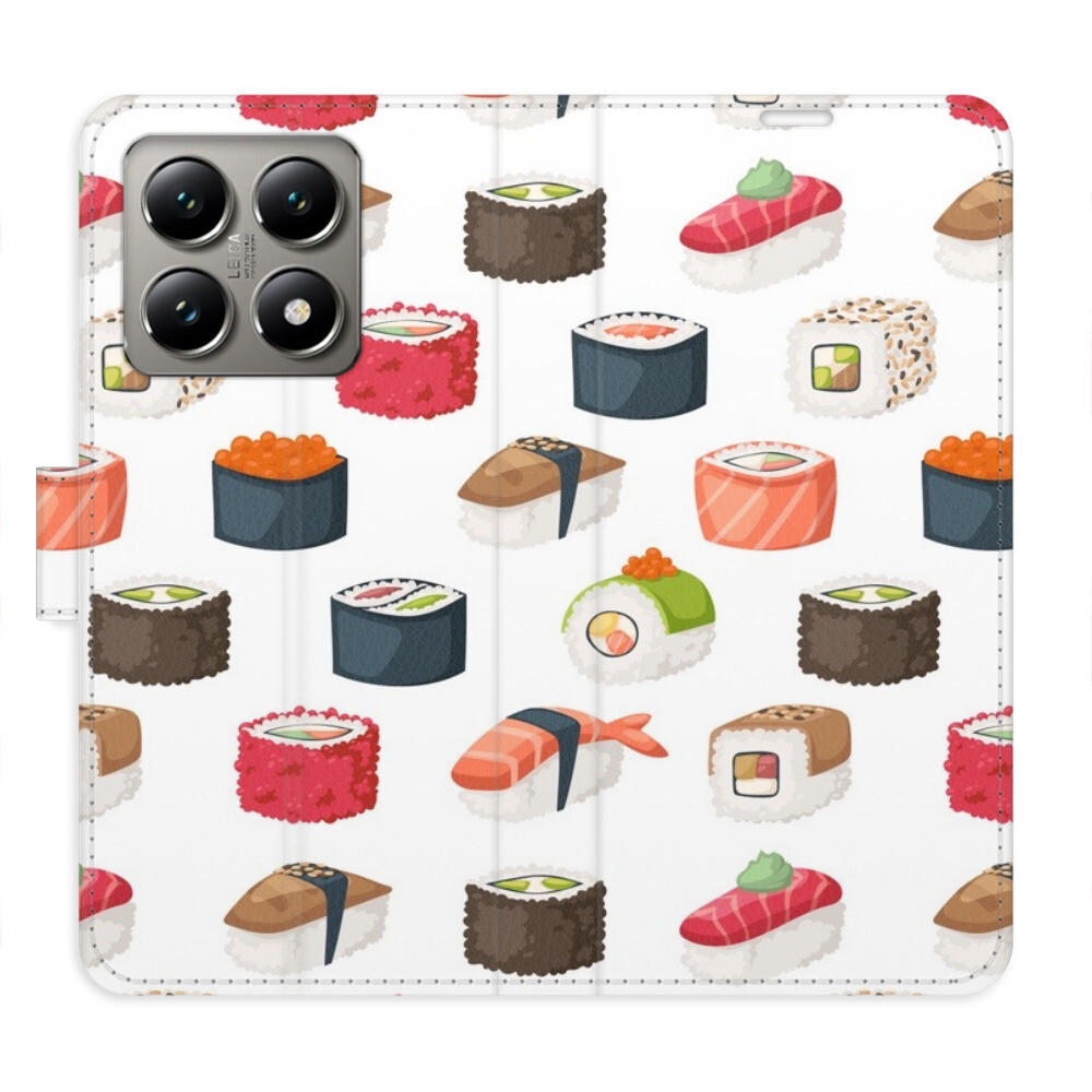 Flipové puzdro iSaprio - Sushi Pattern 02 - Xiaomi 14T Pro