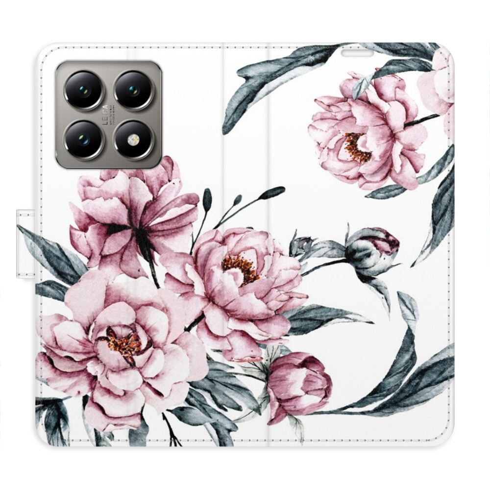 Flipové puzdro iSaprio - Pink Flowers - Xiaomi 14T Pro