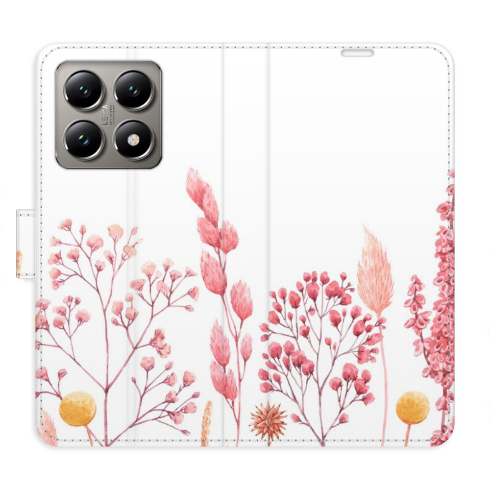 Flipové puzdro iSaprio - Pink Flowers 03 - Xiaomi 14T Pro