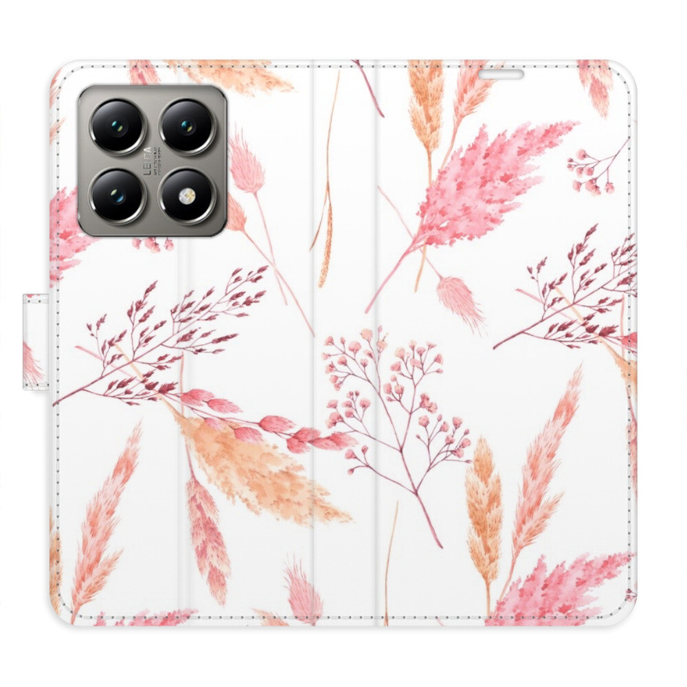 Flipové puzdro iSaprio - Ornamental Flowers - Xiaomi 14T Pro