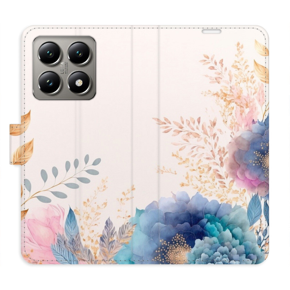 Flipové puzdro iSaprio - Ornamental Flowers 03 - Xiaomi 14T Pro