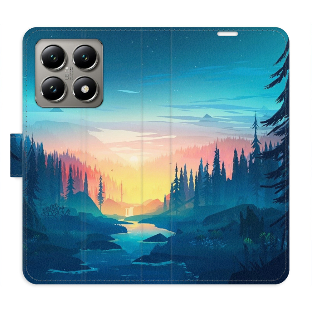 Flipové puzdro iSaprio - Magical Landscape - Xiaomi 14T Pro