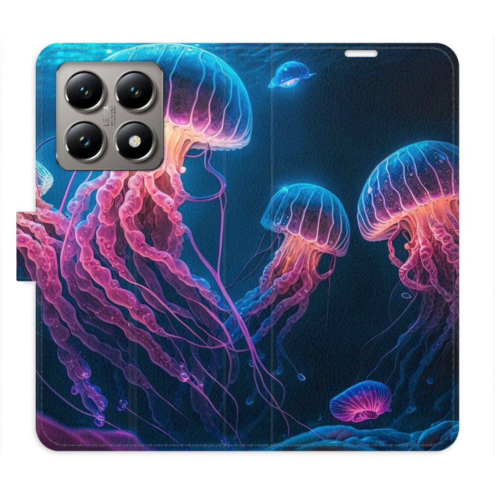 Flipové puzdro iSaprio - Jellyfish - Xiaomi 14T Pro