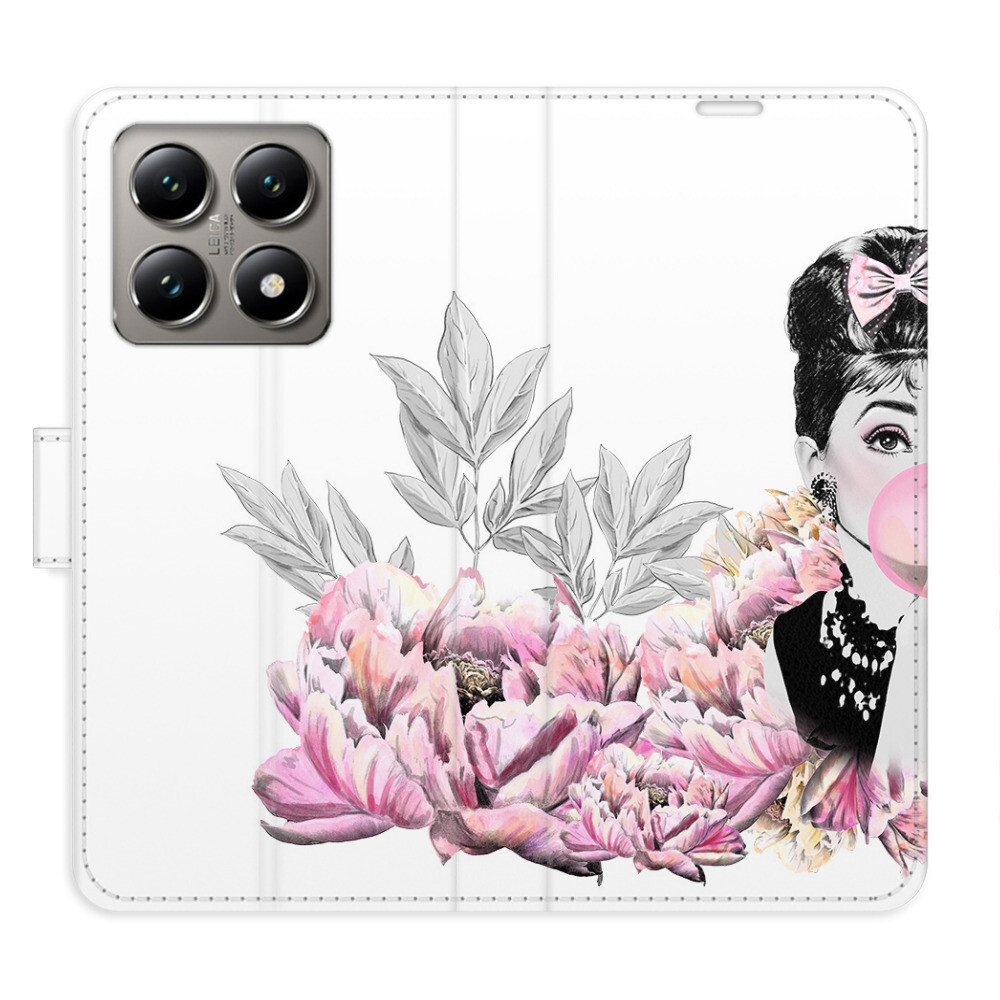 Flipové puzdro iSaprio - Girl with bubble - Xiaomi 14T Pro